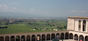 Town of Spello from Basilica